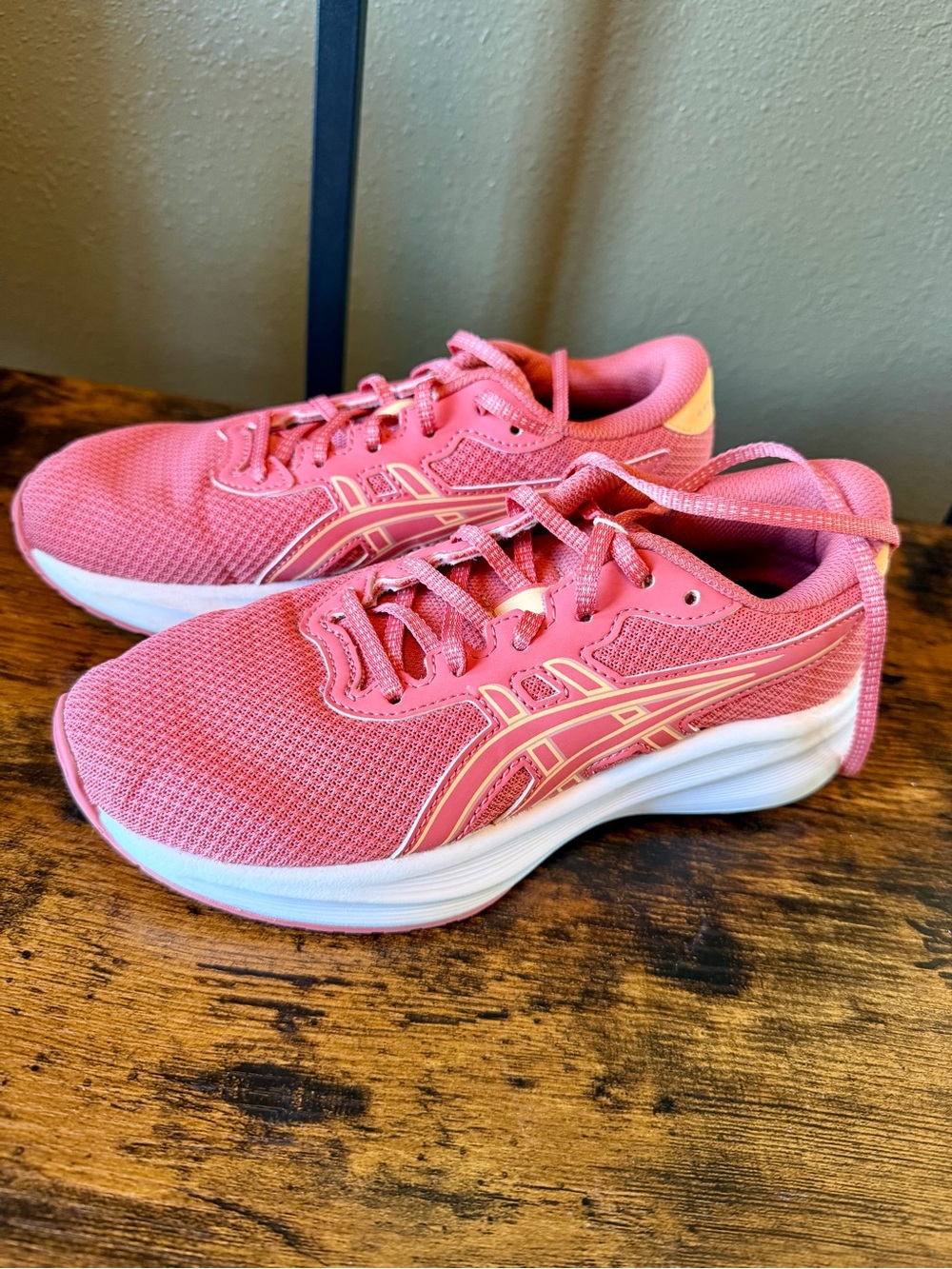 Asics Girls Gel-excite11 Pink Athletic Sneakers